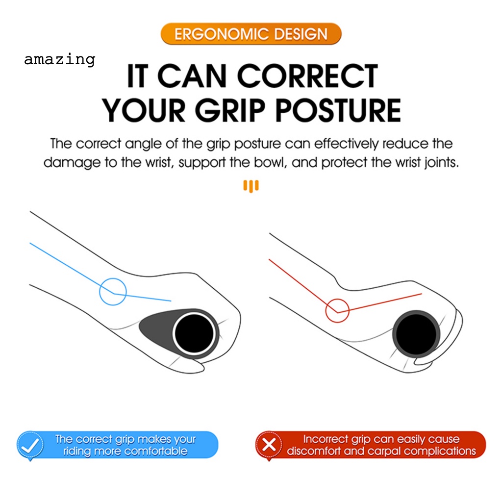 1 Cặp Vỏ Bọc Tay Lái Xe Đạp Gọn Nhẹ Thoáng Khí Chống Lão Hóa