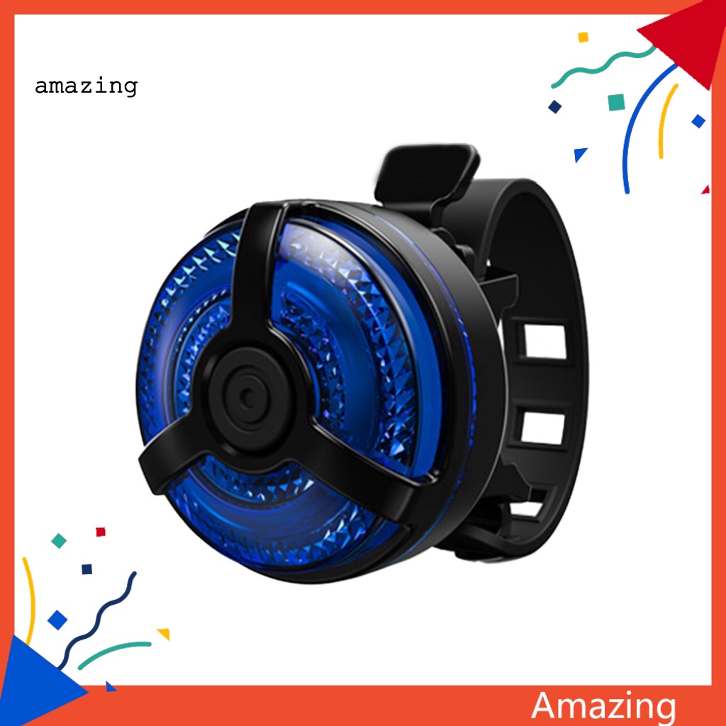 Đèn Đuôi Xe Đạp Ban Đêm Có Thể Sạc Lại Bằng Cổng USB 5 Chế Độ Chống Nước IPX 4