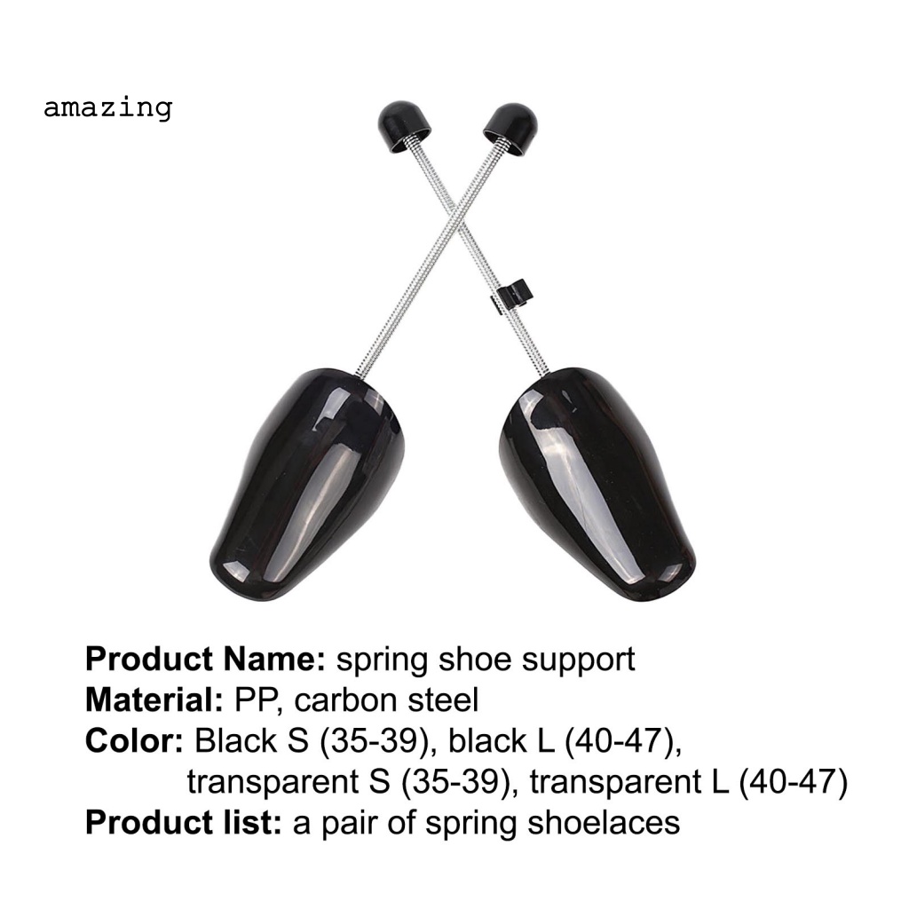 1 Cặp Lò Xo Thu Gọn Tự Động Chống Nhăn Cho Giày Thể Thao