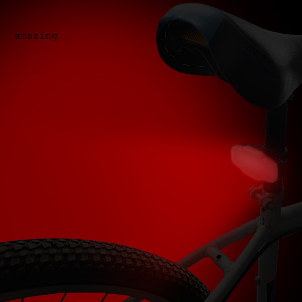 Đèn Cảnh Báo Mini Độ Sáng Cao 6 Chế Độ Có Thể Sạc Lại Gắn Đuôi Xe Đạp