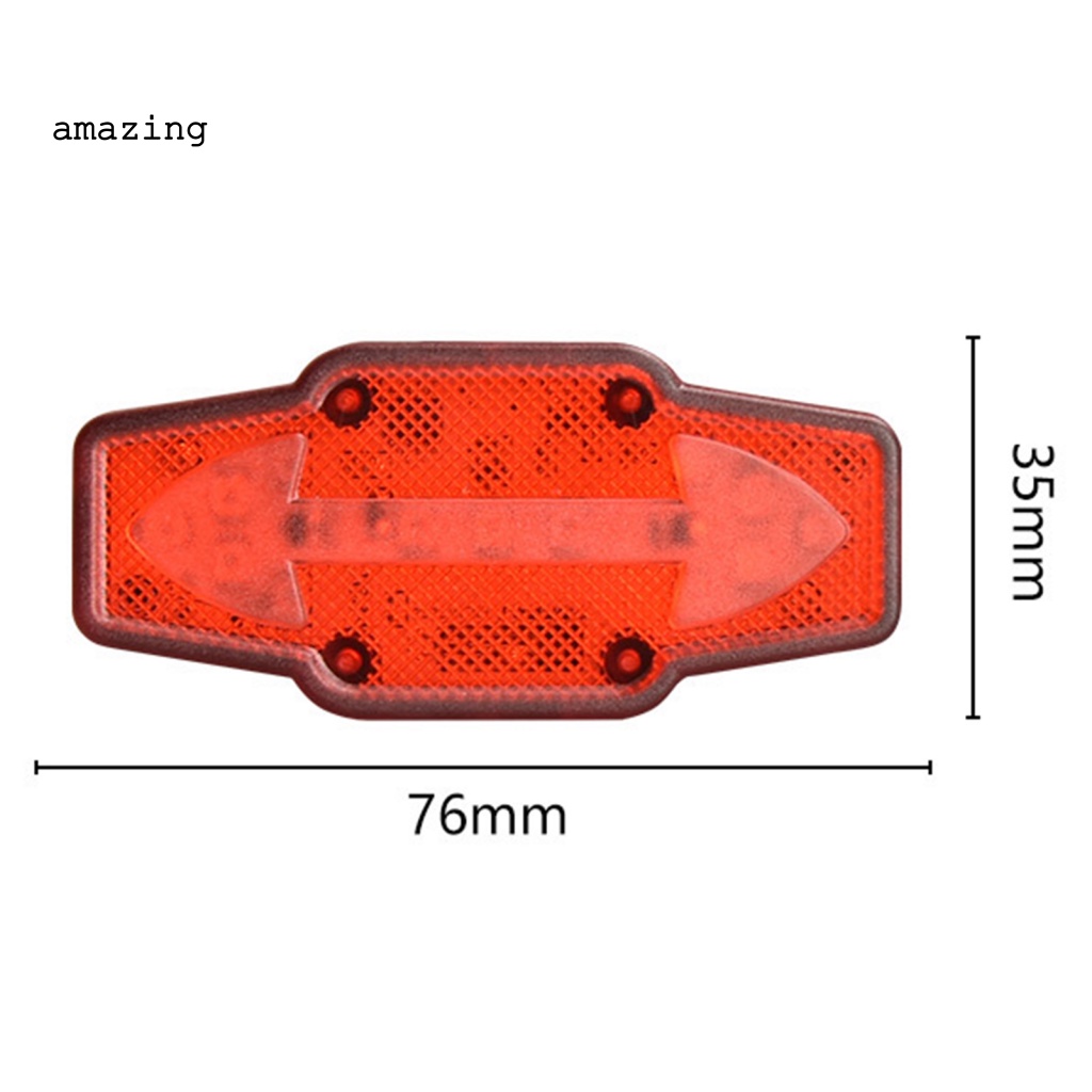 Đèn Cảnh Báo Mini Độ Sáng Cao 6 Chế Độ Có Thể Sạc Lại Gắn Đuôi Xe Đạp