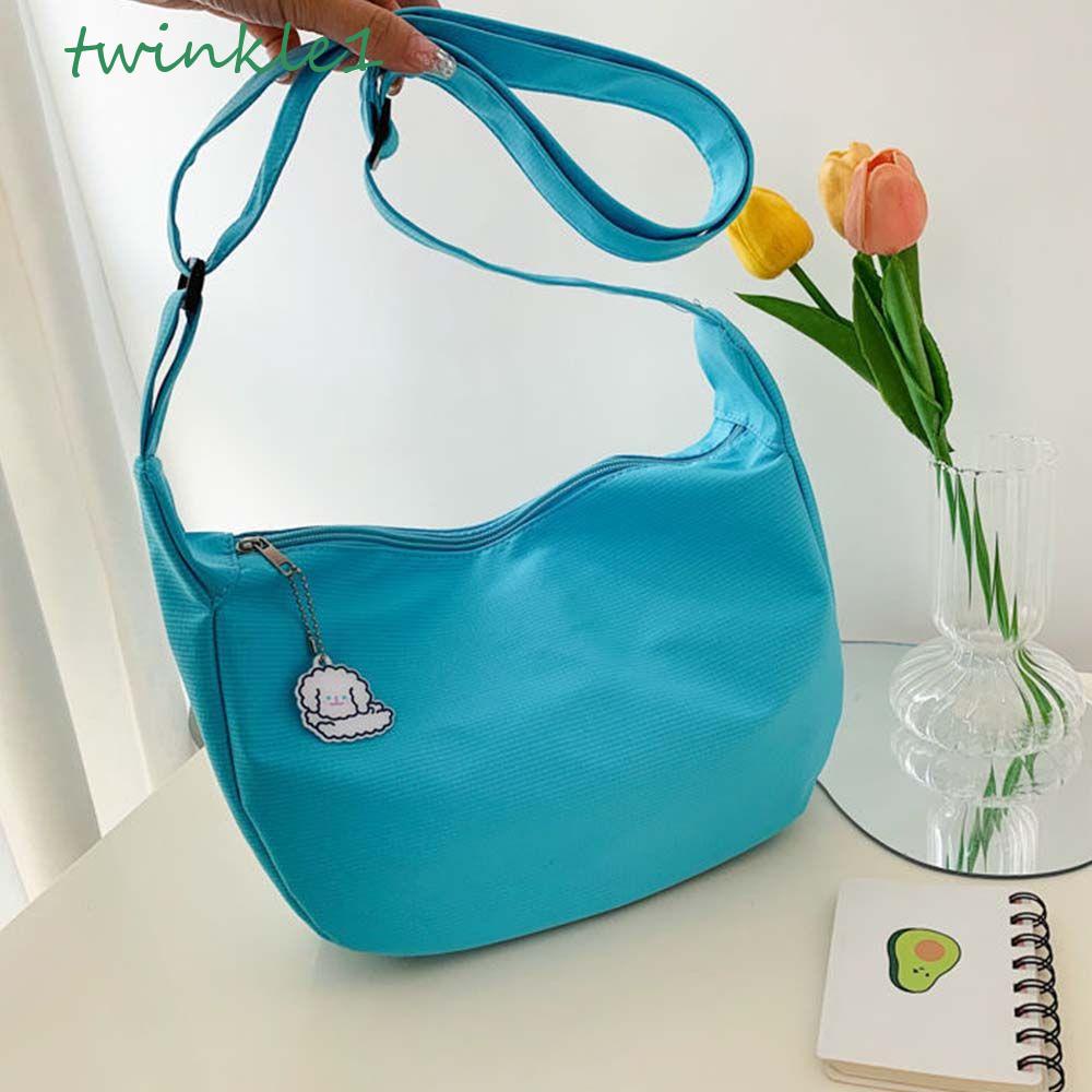 Túi Xách Đeo Vai Vải Bạt Lấp Lánh Sức Chứa Lớn Đựng Điện Thoại Tiền Xu Có Dây Đeo Điều Chỉnh Được