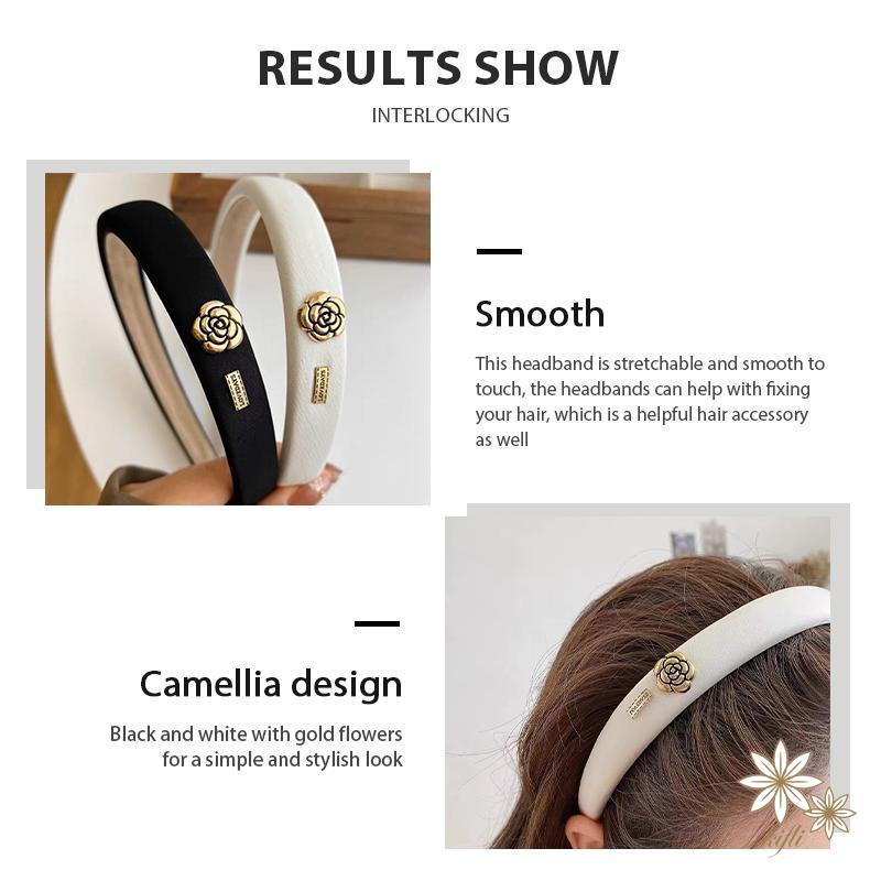 Băng Đô Hoa Trà Cao Cấp Thời Trang Đơn Giản Dễ Phối Đồ 2023