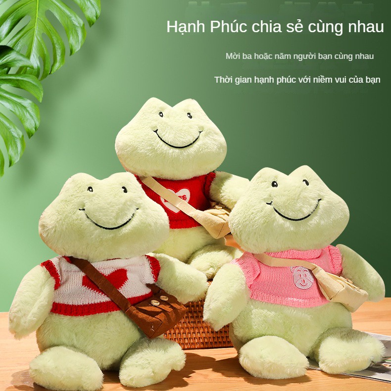 Chú Ếch Nhồi Bông Dễ Thương Dùng Làm Quà Tặng Sinh Nhật Cho Bé