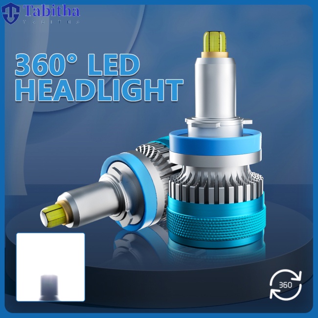 1 Cặp Bóng Đèn Pha Led V11 100w 6000k 32000lm Ip68 Chống Nước Cho Xe Hơi