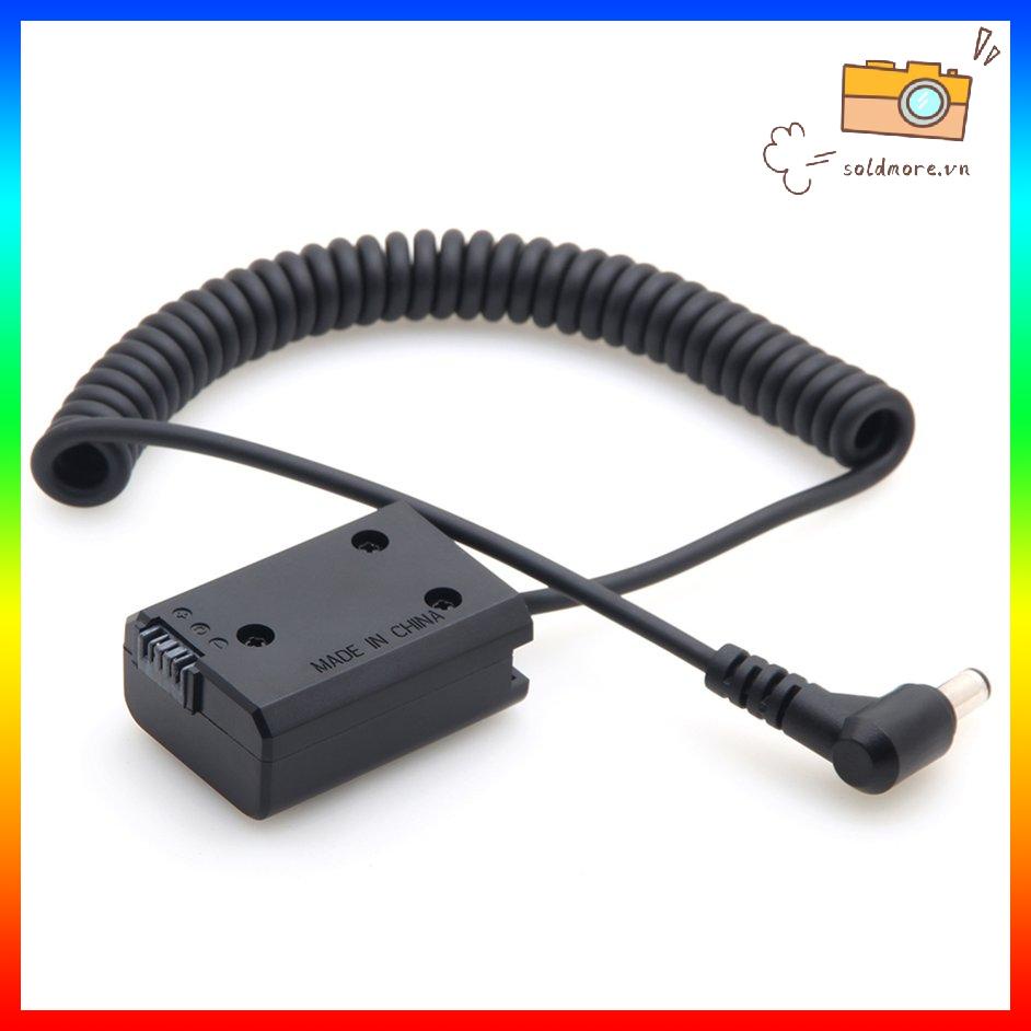 Bộ chuyển đổi ghép nối pin giả NP-FW50 với cáp cuộn đầu nối DC cho Sony