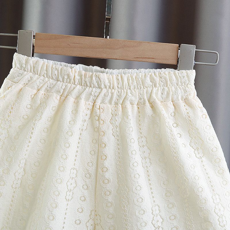 Quần Short Mỏng Phong Cách Phương Tây Thời Trang Mùa Hè 2023 Kích Thước Vừa Và Lớn Cho Bé Gái Bud Bloomers 6N6Z