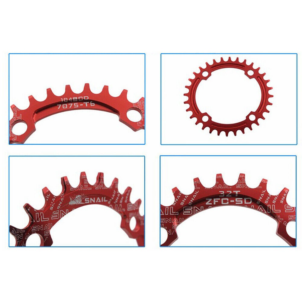 1 Bánh Xích Bằng Hợp Kim Nhôm 104bcd 32T / 34T / 36T / 38T / 40T / 42T