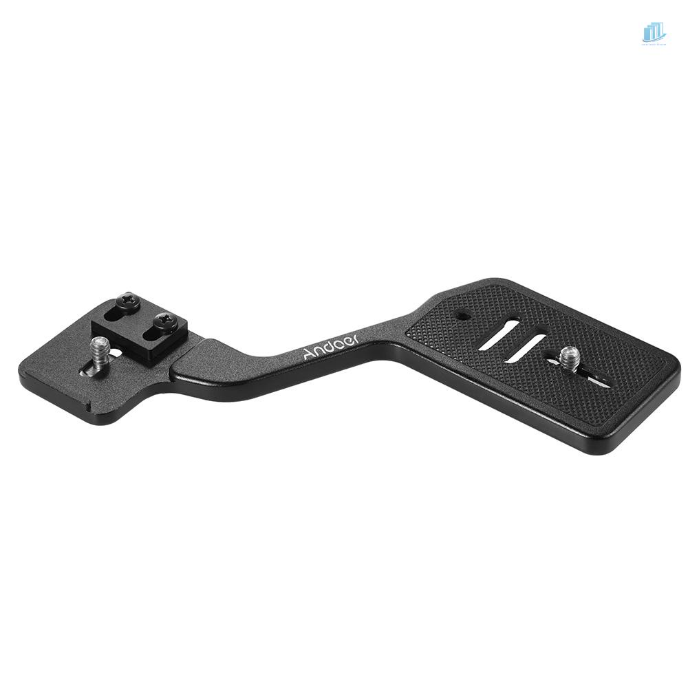 ANDOER Giá Đỡ Nhôm Thông Dụng Cho Đèn Flash Máy Ảnh DSLR 1 / 4 &quot;
