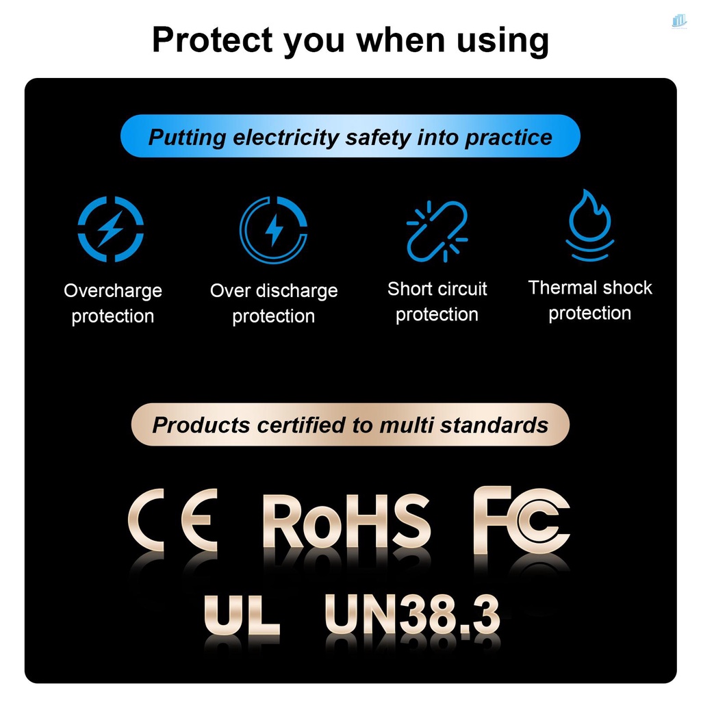 TELESIN Hộp Pin Thông Minh Bằng Nhựa Tel Resin GP-HPK-011 Có 3 Kênh Sạc Pin Cổng USB Và 2 Ngăn Đựng Pin 11 / 1750mAh