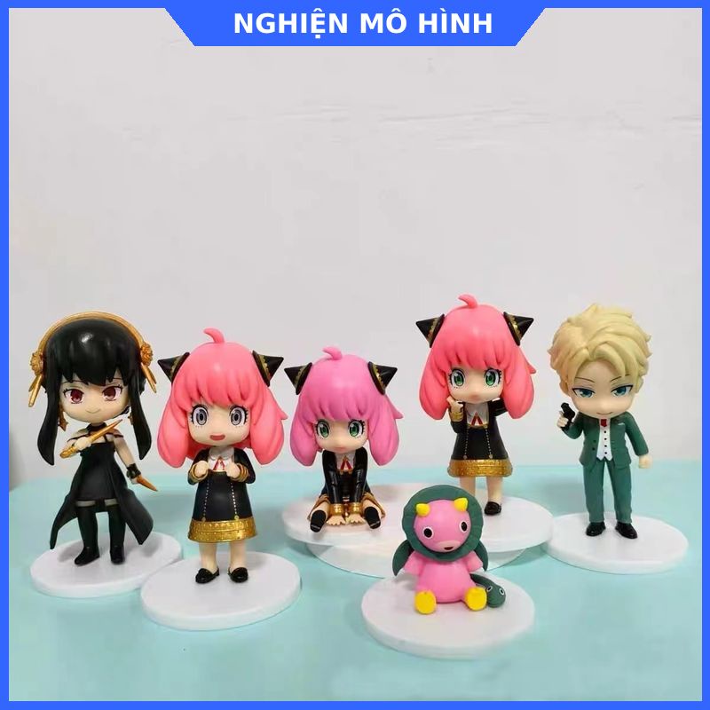 Mô hình nhân vật Gia đình điệp viên Ver1 10cm Spy X Family Loid Forger Yor Forger Anya Forger