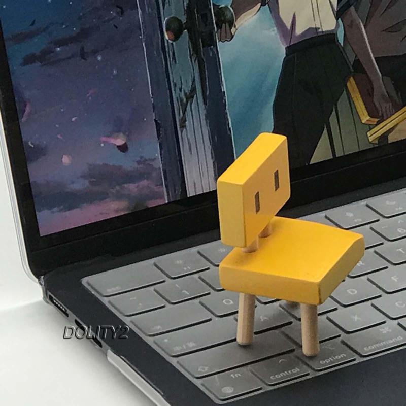 [Dolity2] Ghế Gỗ Mini Trang Trí Phòng Khách Phòng Ngủ