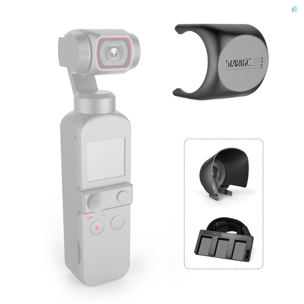 Bộ Phụ Kiện Bảo Vệ Ống Kính Máy Ảnh Đa Năng + Loa Che Nắng + Giá Đỡ Thay Thế Cho DJI Pocket 2