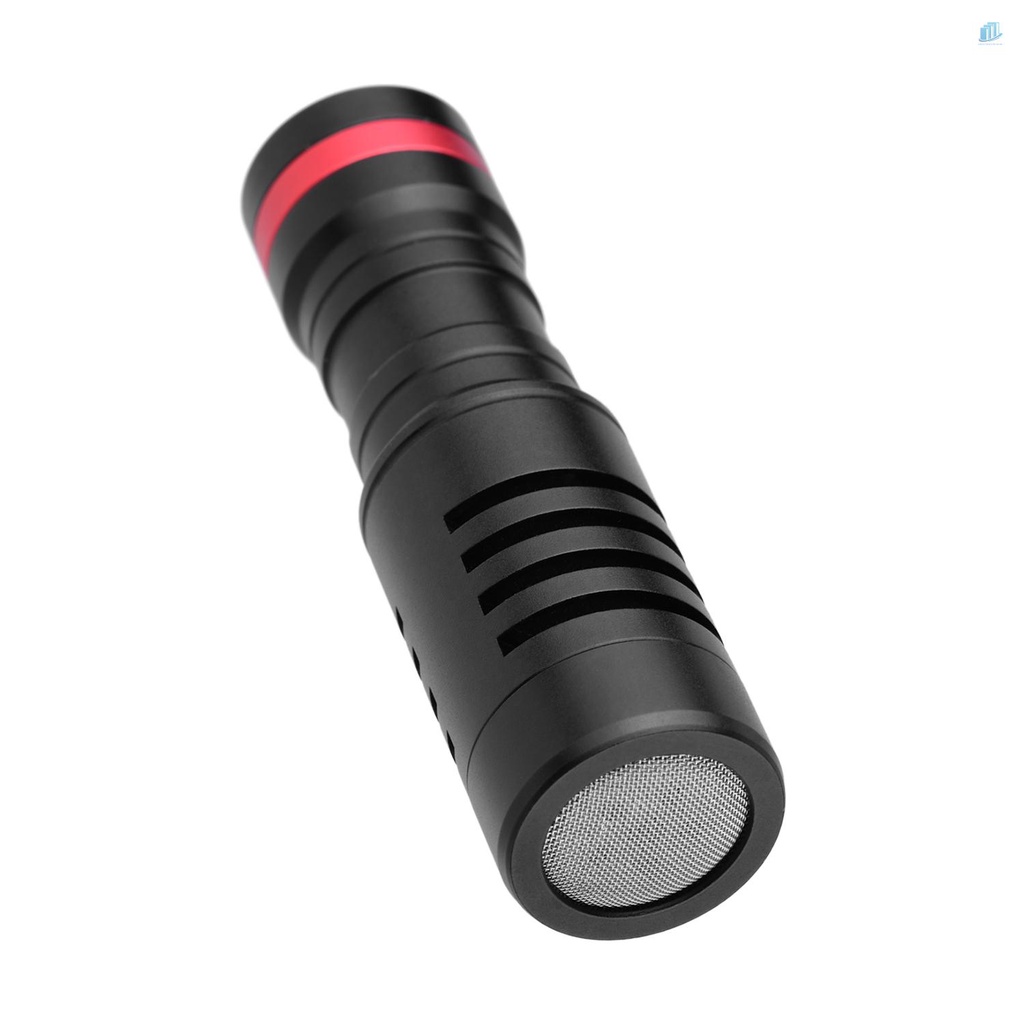 Micro Cardioid Chống Sốc Có Giá Đỡ Đầu Ra Âm Thanh 3.5mm TRS Và TRRS Dành Cho Điện Thoại Thông Minh / Máy Ảnh