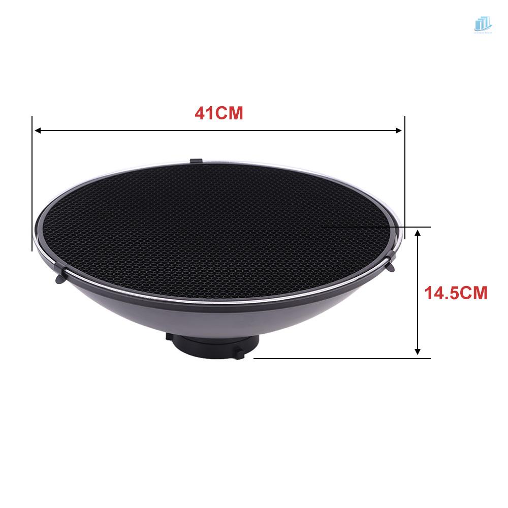 Dụng Cụ Khuếch Tán Ánh Sáng Chụp Ảnh Nhanh Chóng 41cm / 16 Inch Hình Tổ Ong Bằng Vải Mềm Phản Quang