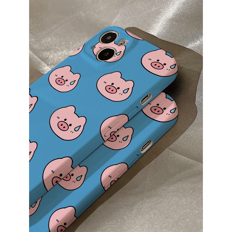 Ốp Điện Thoại Cứng Hình Heo Cho iphone14promax12p 13 Zhao Lusi 6T4C 11