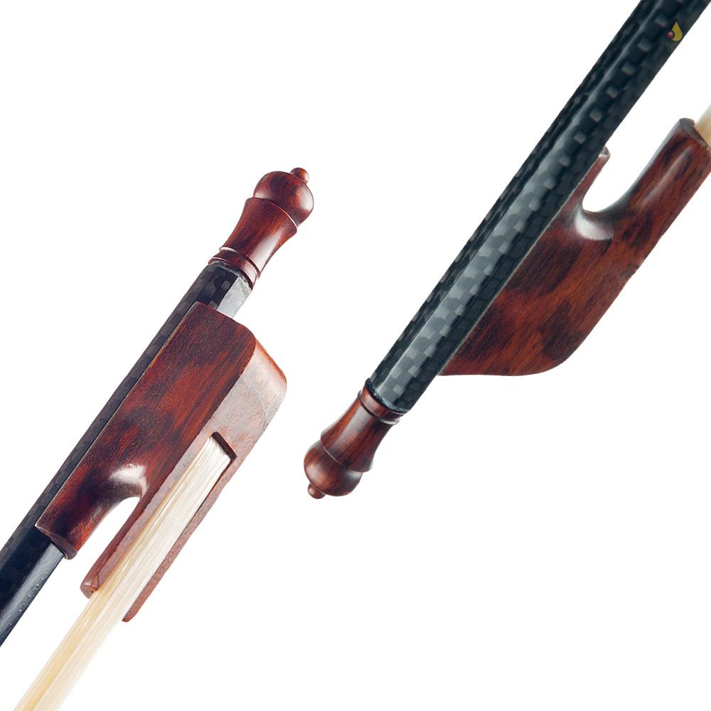 Gậy Đàn Violin 4 / 4 Bằng Sợi Carbon Lông Ngựa Trắng Phong Cách Baroque Cân Bằng Tốt