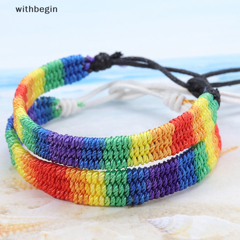 Vòng Đeo Tay Dây Bện Phong Cách LGBT Thời Trang Cho Nam Và Nữ