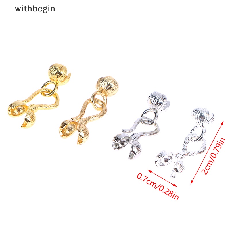 Bộ 5 Móc Nối Bằng Đồng Thau Màu Sắc Vàng Chuyên Dụng Cho Trang Sức