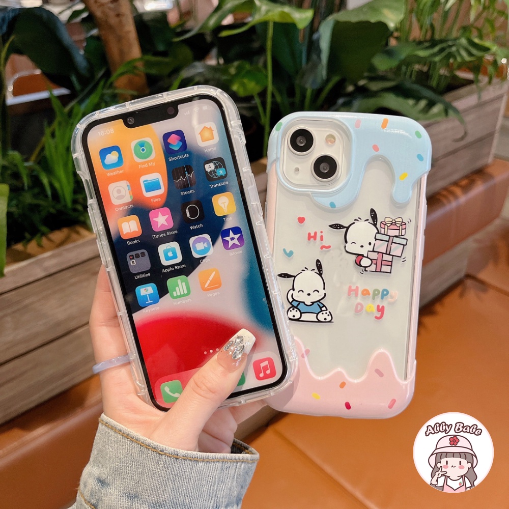 Ốp Điện Thoại TPU Mềm Chống Sốc In Hình Que Kem Pochacco Hàn Quốc Cho IPhone 14 Pro Max 11 12 11 Pro Max X XS 7Plus