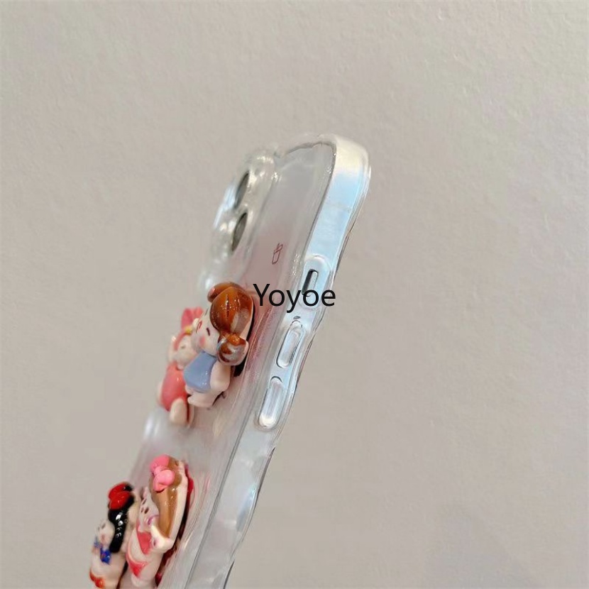 Ốp Điện Thoại Mềm Họa Tiết Cô Gái 3D Chống Sốc Cho iPhone 14 11 12 13 Pro Max X XS XR 7 8 14 Plus SE