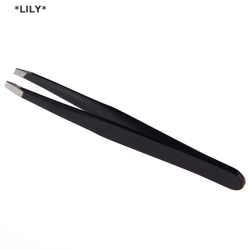 LILY Chuyên Nghiệp Lông Mày Tweezer Slanted Tóc Vẻ Đẹp Người Phụ Nữ Vẻ Đẹp Trang Điểm Màu Đen Nóng uuu