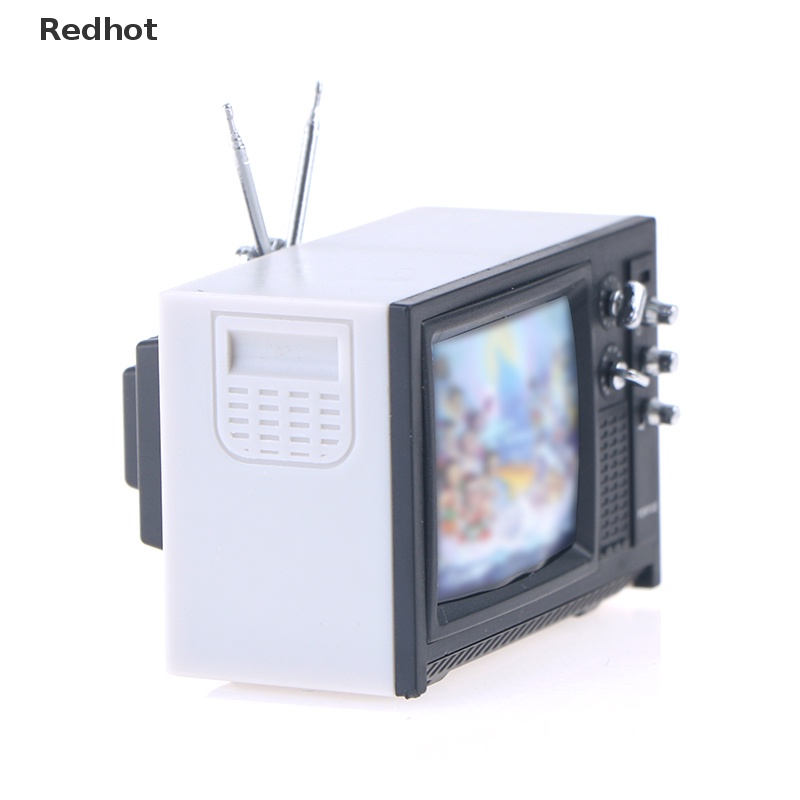 < Redhot > Đồ Chơi Mô Hình TV Mini Trang Trí Phong Cách retro