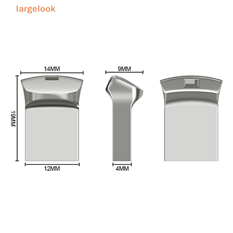 Ổ Đĩa Flash Usb Mini Bằng Kim Loại 32G-1 / 2TB Tốc Độ Cao