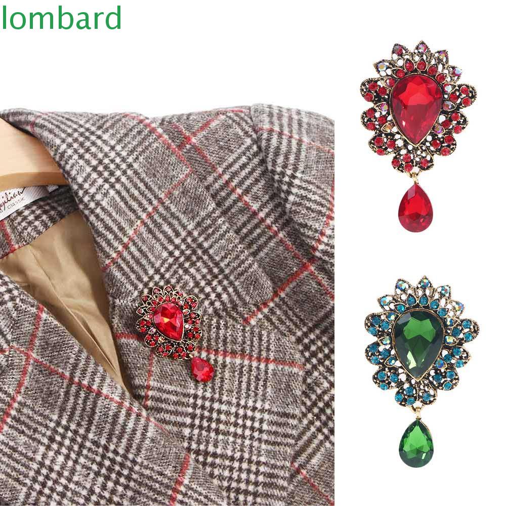 Ghim Cài Áo Hình Giọt Nước Lớn Thời Trang|Trang Sức Vòng Cổ