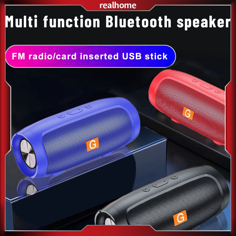 Loa Bluetooth Loa Không Dây Loa Di Động Bluetooth Sạc Mini Loa Siêu Trầm Cắm Xe Di Động Âm Lượng Lớn Ngoài Trời Loa Bluetooth Xe Máy Đa Năng Âm Thanh Nổi Mini Gia Đình Rea