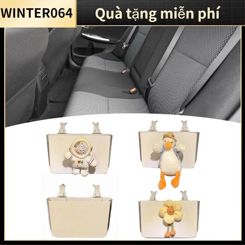 Winter064 Gối Tựa Đầu Ô Tô Túi Treo Nhựa Có Thể Gập Lại Ghế Sau Người Tổ Chức Nhẹ Bảo Quản Rác