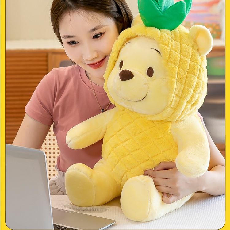 Gấu Pooh Nhồi Bông Thiết Kế Dễ Thương Dành Cho Nữ