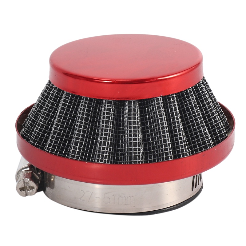 Bộ lọc không khí 44Mm cho 47Cc 49Cc 2 thì Bộ nâng cấp xe đạp siêu bỏ túi Mini Dirt Bike Atv Quad Aluminium Air Filter Set Red