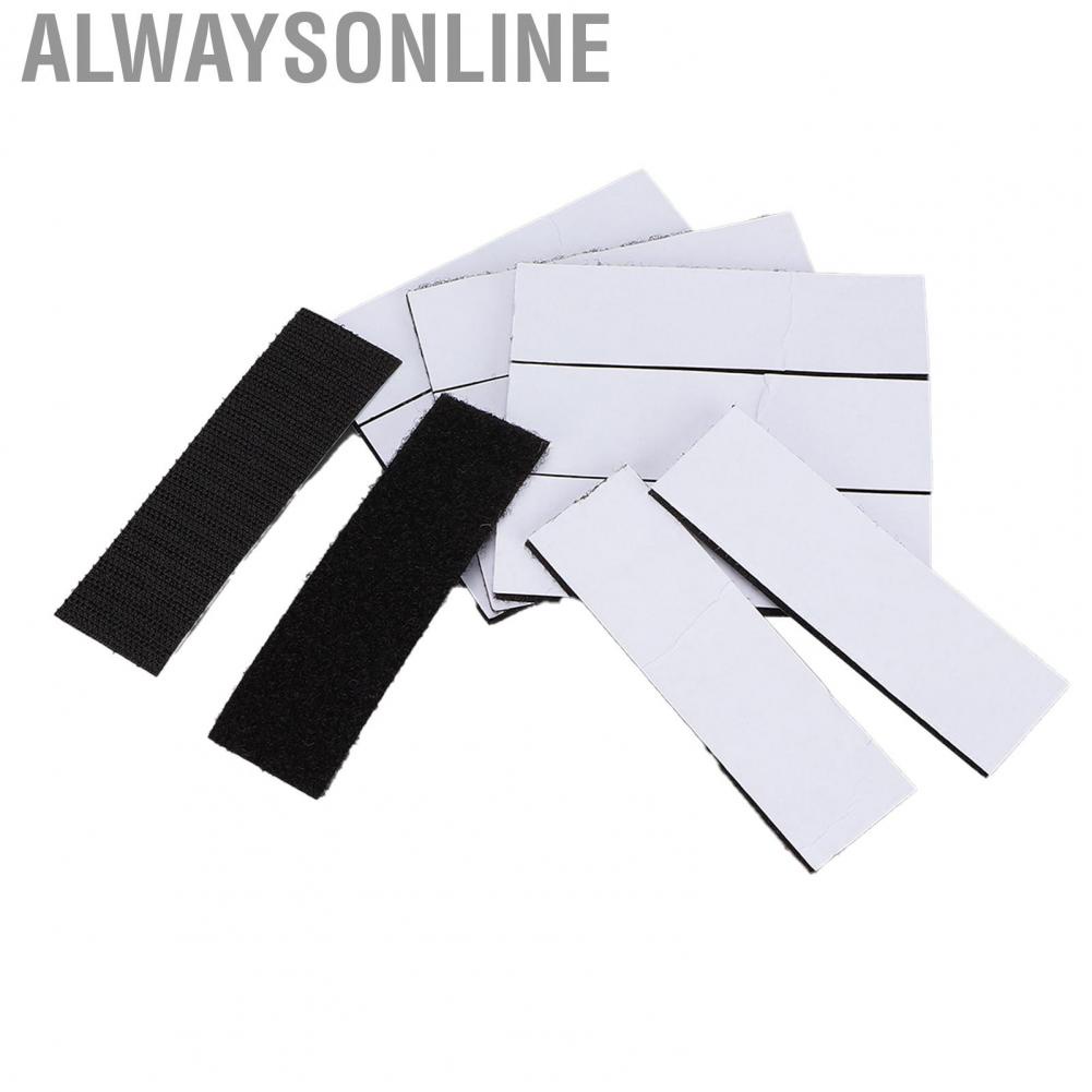Alwaysonline Heavy Duty Hook and Loop Tape  Convenient Industrial Strength Stick Back Fastener 10 X 3cm/3.9 1.18in for Cars Walls