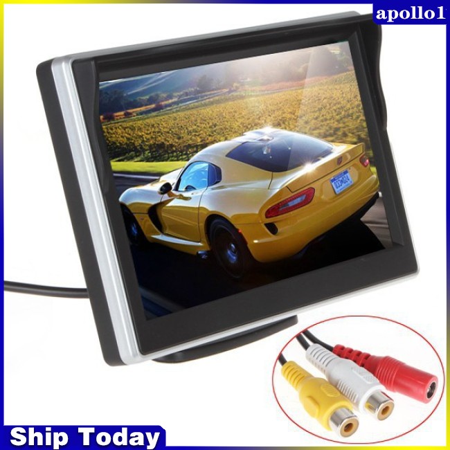 Màn HìNh Lcd 5 Inch 2 Kênh 800X480 TầM Hd Chuyên DụNg Cho Xe Hơi