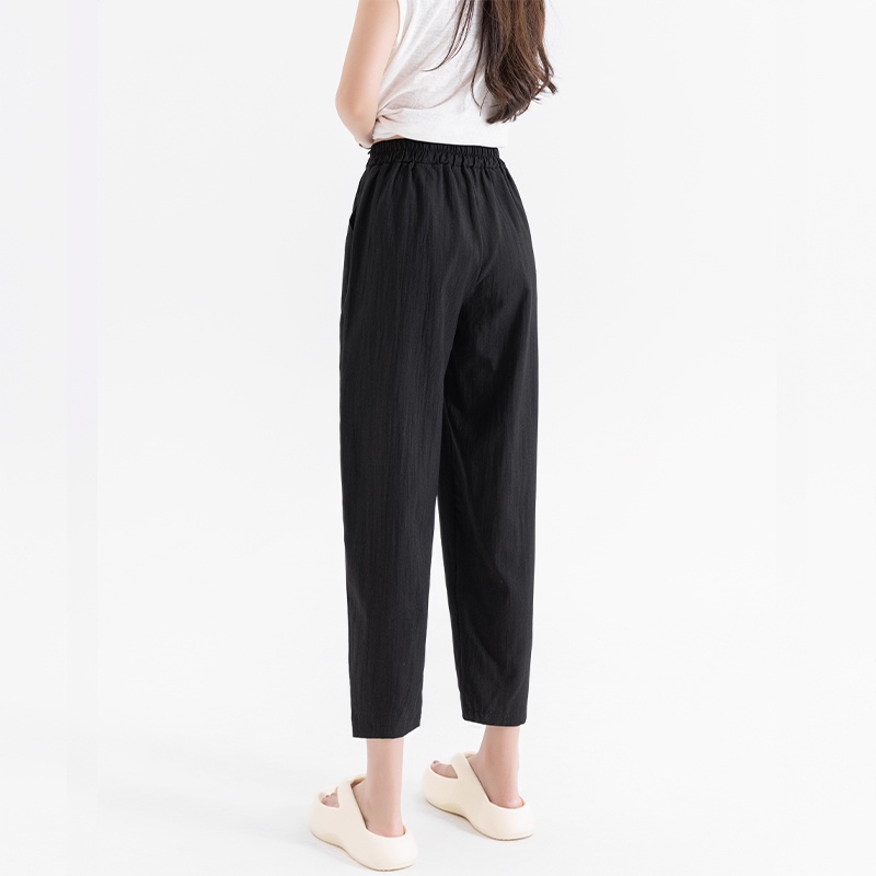 SUXI Quần Dài Ống Đứng Lưng Cao Tôn Dáng Thời Trang Hè Cho Nữ