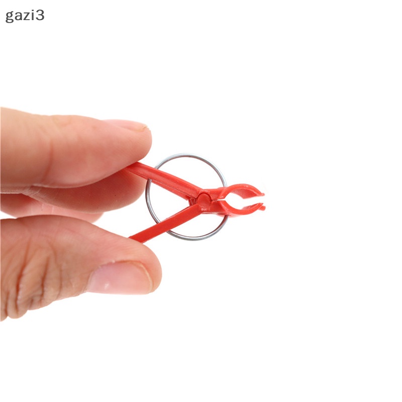 Set 100 Kẹp Cố Định Rau Củ Quả Bằng Nhựa Hình Tròn Và Phẳng Tiện Lợi Dành Cho Vườn Nhà