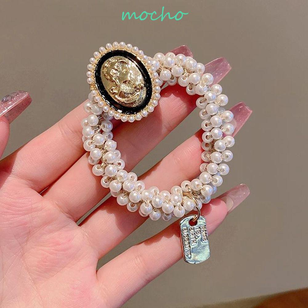 Dây Buộc Tóc Cao Su Họa Tiết Hoa / Trái Tim Đơn Giản Cho Nữ|Dây Cột Tóc Thiết Kế Xinh Xắn Thời Trang Cho Nữ