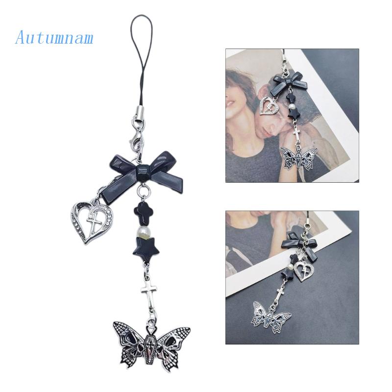 Dây Treo Điện Thoại / Chìa Khóa Hình Nơ / Trái Tim Xinh Xắn