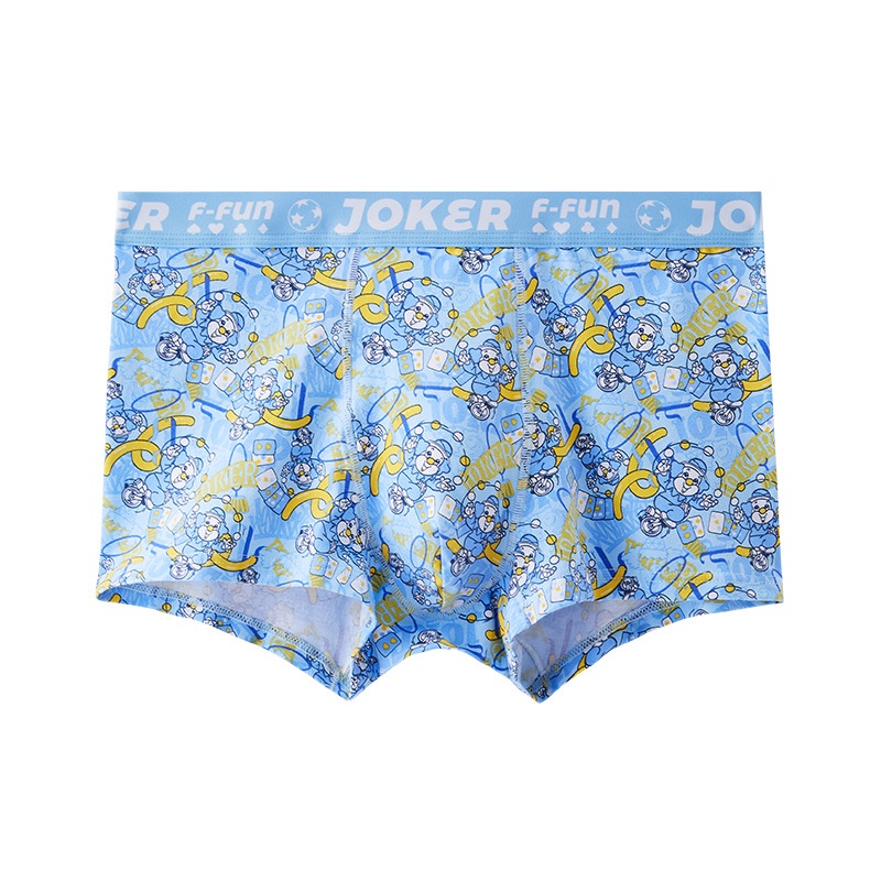 Quần Lót Cotton Nguyên Chất Kháng Khuẩn Thoáng Khí In Họa Tiết Độc Đáo Hợp Thời Trang Cho Nam