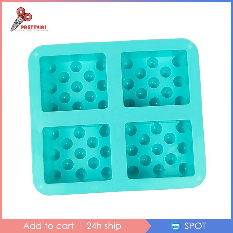 1 [Prettyia1] Khuôn Làm Xà Phòng Đất Sét Epoxy Resin Hình Chữ Nhật DIY