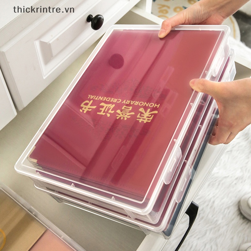 Hộp Đựng Tài Liệu Khổ A4 Để Bàn Tiện Dụng