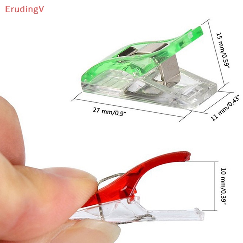 Bộ 20 Kẹp Nhựa Nhiều Màu Dùng Trong May Vá DIY