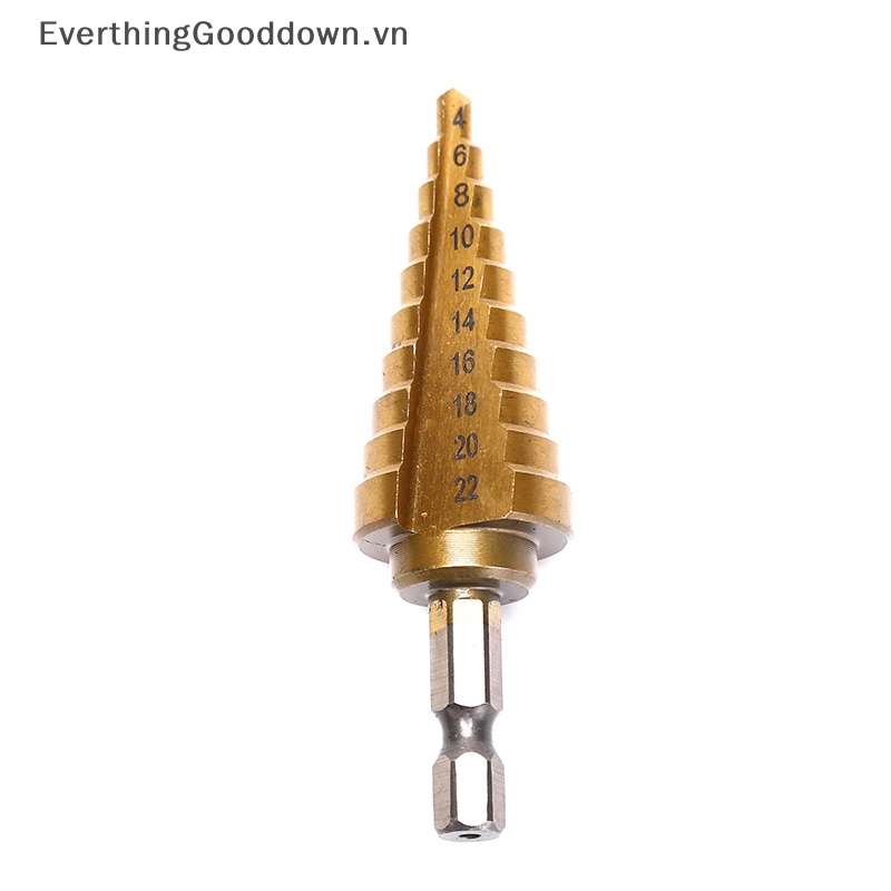 Mũi Khoan Lỗ Hình Nón 4-22MM HSS Chất Lượng Cao