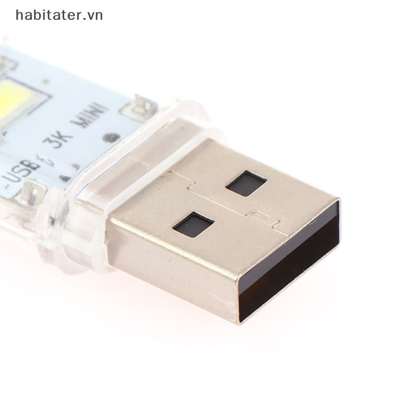 1 Đèn Ngủ Mini Cổng Sạc USB Dùng Cho Máy Tính