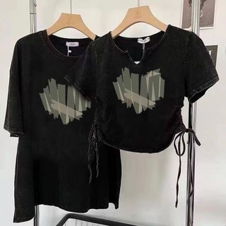 Áo thun ngắn tay phong cách retro mỹ cho cặp đôi