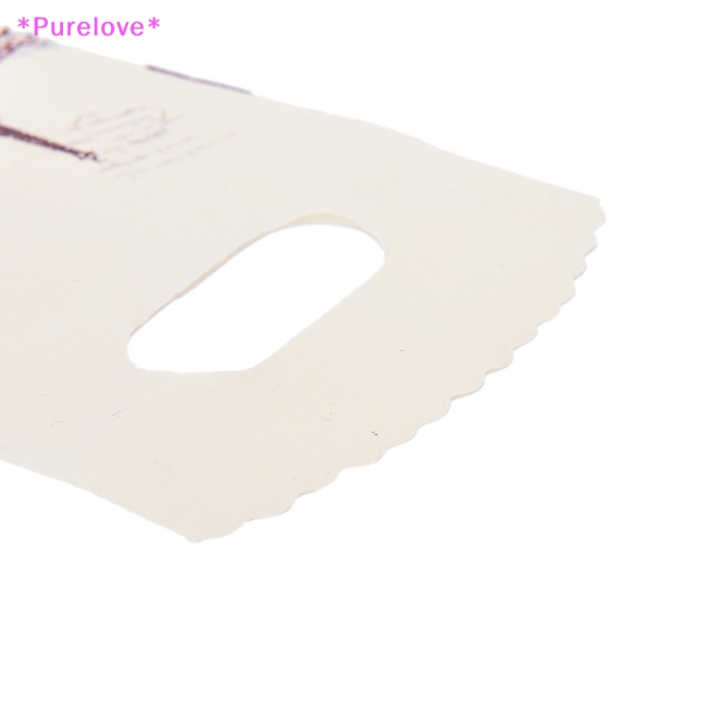 Set 100 Túi Mua Sắm Bằng Nhựa Có Tay Cầm Tiện Lợi Mới