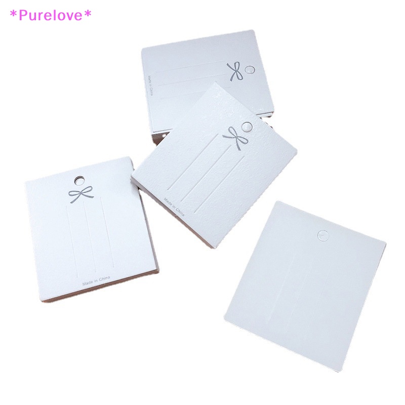 Set 50 Nơ Trắng Trưng Bày Kẹp Tóc Tiện Dụng Mới