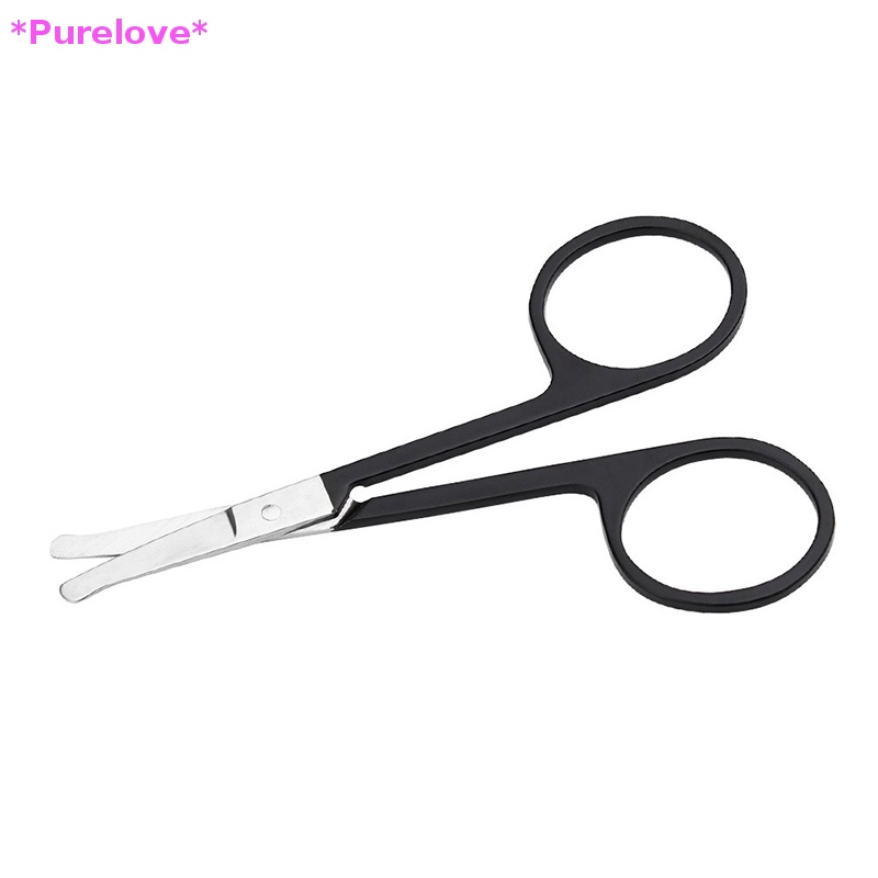 1 Dụng Cụ Tỉa Lông Mày Và Lông Mi Đầu Tròn Bằng Inox Tiện Dụng