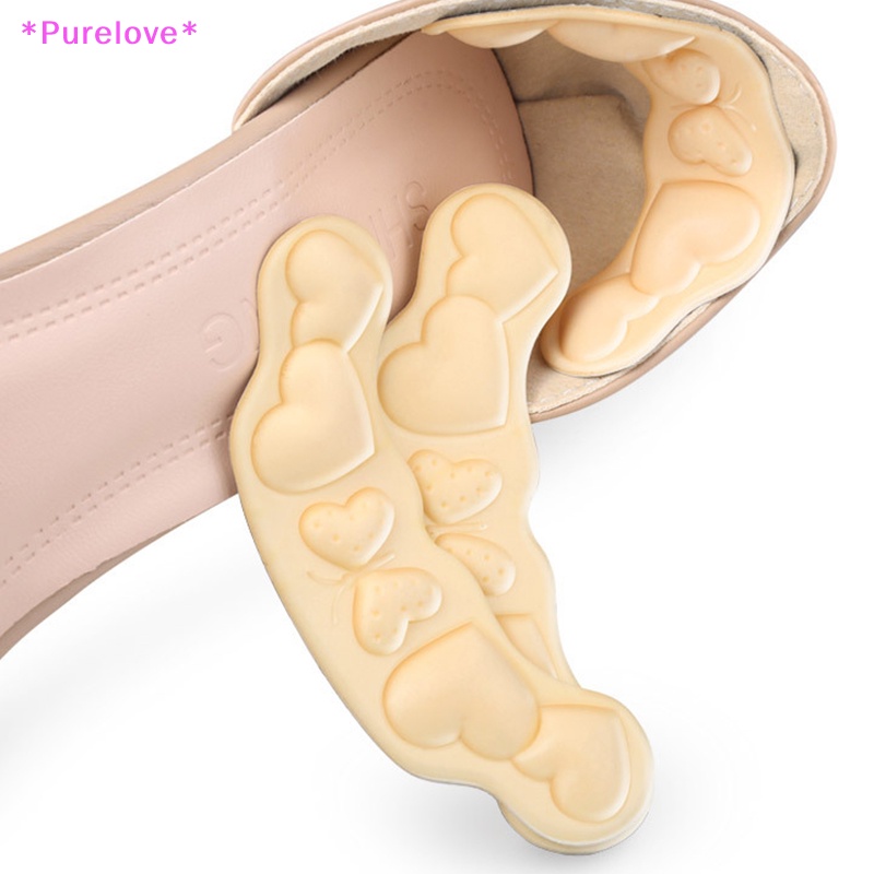 1 Cặp Đệm Lót Giày Cao Gót Bảo Vệ Chống Mòn Có Thể Điều Chỉnh Kích Thước Mới